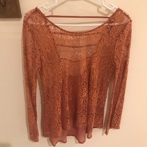 Mauve blouse